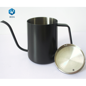 304 Aço inoxidável fabricado à mão Hand Gobeneck Coffee Kettle